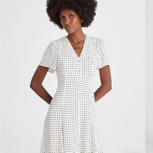 Madewell Button-Front Mini Dress